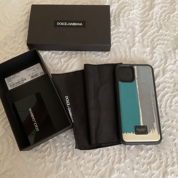 Dolce and Gabbana IPhone 11 Cover turquoise - Picture 1 of 3